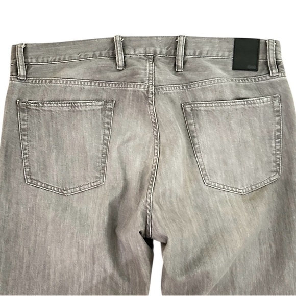 Men’s GAP 1969 Classic light Gray Straight denim Jeans stretch cotton 38 x 32 - Picture 4 of 8